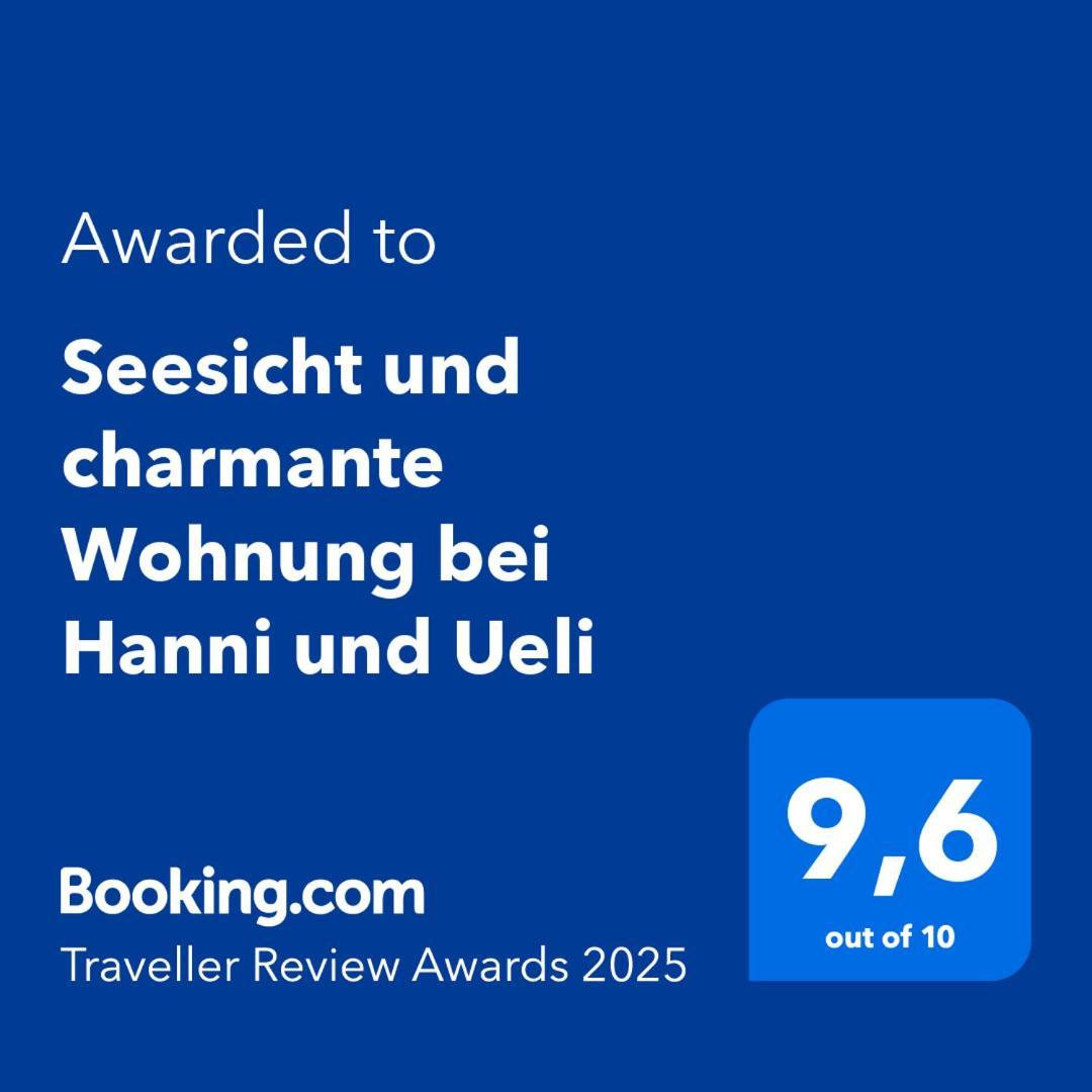 Seesicht Und Charmante Wohnung Bei Hanni Und Ueli Bottighofen Exterior photo
